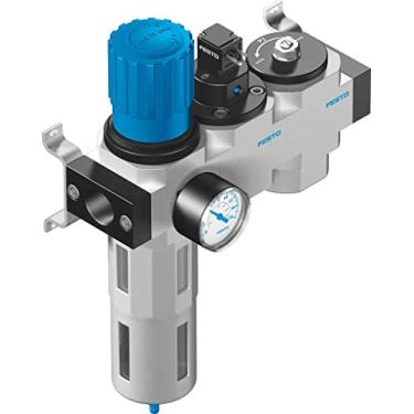 Imagem de FESTO LFR-1/4-D-MIDI-KD-A 185748 Combinação de dispositivo de tratamento de fonte de ar, sem névoa de óleo