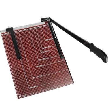 Imagem de DORALEAF Cortador de papel A3 Cortador de papel cortador de papel resistente com proteção de segurança e trava de lâmina 45,7 cm Comprimento de corte Guilhotina para cartolina Base de metal Uso amplo