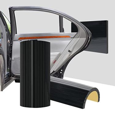 Imagem de GUEQUITLEX Protetores de parede de garagem Protetor de porta de carro de espuma Protetor de para-choque de parede para garagens de estacionamento - Protetores de parede de garagem - Protetor de borda de parede Proteja seu carro - Para-choques de borda de canto de parede (pacote com 2, coluna)