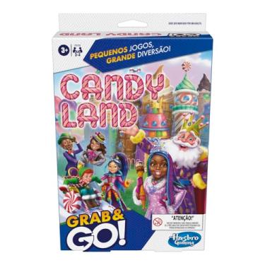 Imagem de Hasbro Games, Jogo de Tabuleiro Portátil, Candy Land Grab And Go - Jogo para Adultos e Crianças, 2 a 4 Jogadores - A partir de 3 Anos