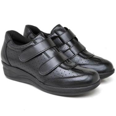 Imagem de Sapato Ortopédico Feminino Conforto Mocassim Anti Stres Casual Leve Confortável Macio-Feminino