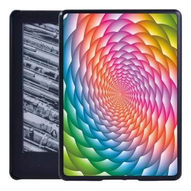 Imagem de Capa rígida para tablet Kindle 10ª/8ª geração/Kindle Paperwhite 1 5th/2 6th/3 7th/4 10th Tablet Capa protetora durável (1.3D Art-Rainbow, Kindle 8th SY69JL)