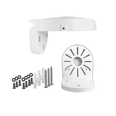 Imagem de WiTi Suporte universal de parede para câmera de segurança domo, caixa de junção de base profunda, gerenciamento de cabos, suporte de câmeras de vigilância IP CCTV internas externas
