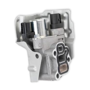 Imagem de 15810-RAA-A03 VTEC Válvula solenoide carretel com interruptor de pressão de óleo e junta - Apto para Honda Acura 2002-2011 - 2.4L Accord, CR-V, Element, 2.0L Civic, RSX - Substitui 15810-PNE-G01,