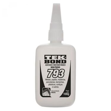 Imagem de Colas Adesiva Instantânea Tek Bond 793 100g