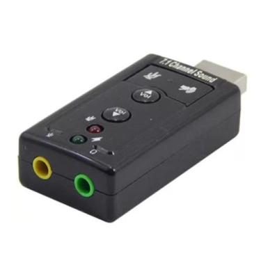 Imagem de Placa Adaptador De Som Usb X P2 Fone e Microfone Sound Card - A.R Vari