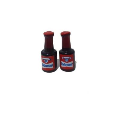 Imagem de Tampa Valvula Cerveja Mini Budweiser Bico Pneu Carro/Moto/Bi - Little 
