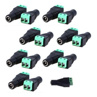 Imagem de Kit 15 Conectores Cftv Baloon Para Camera Borne - NINIVISION, Fêmea