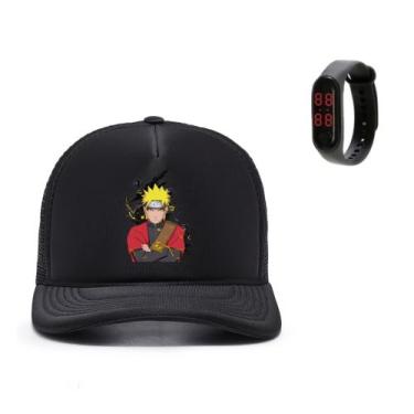 Imagem de Boné Naruto Personagem E Relógio Lançamento Exclusivo Top - Milene Sto