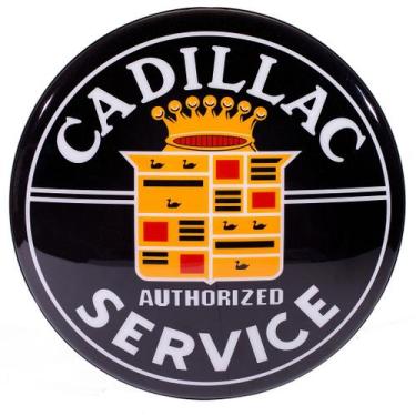 Imagem de Luminoso de Parede Cadillac Service Retrô Vintage Bar, Garagem, Churra