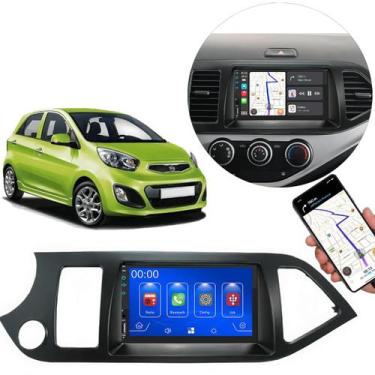 Imagem de Multimídia 7 Polegadas Picanto 2011 A 2017 Android-Auto MP5 Bluetooth 