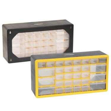 Imagem de Organizador plástico Vonder com 3 Gavetas, Divisórias, 50x16x25 cm, Pr