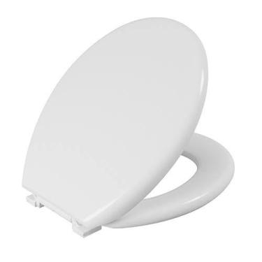 Imagem de Assento Sanitário Oval Branco Tampa para Vaso Deca em Polipropileno - 
