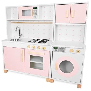 Imagem de Kit Cozinha Infantil e Máquina de Lavar Infantil - Eita Casa Perfeita,