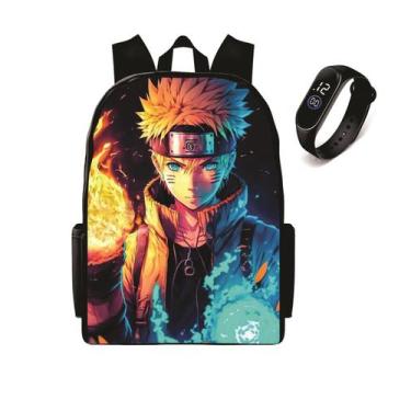 Imagem de Mochila Infantil Escolar Para Crianças Volta as Aulas mais Relogio Dig