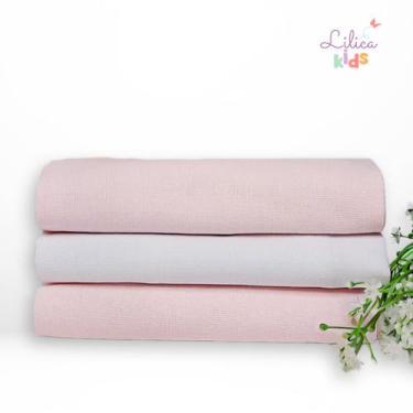 Imagem de Cueiro Flanelado 100% Algodão 80x50cm 3 e 6 unidades - Papi, 3 Peças M