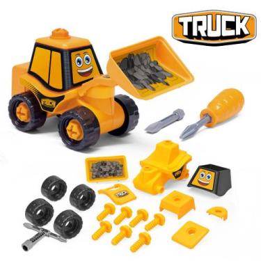 Imagem de Brinquedo Infantil Desmontável Truck Escavadeira - paki toys