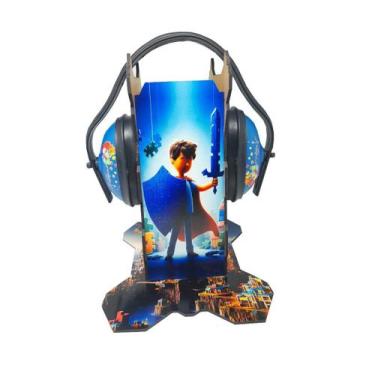 Imagem de Suporte Heróis Abafador Ruído Autistas - MDF 24x22cm - Coleção Tea E A