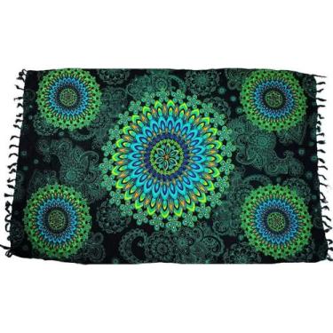 Imagem de Canga de Praia Indiana Mandala - Verde - Besakih, Verde