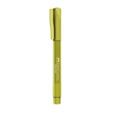 Imagem de Caneta Faber-castell Fine Pen 0.4 - Verde Folha