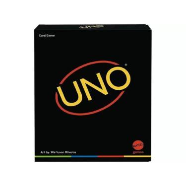 Imagem de Baralho Uno Minimalista Original Matel - Ref T7893, UNICO, Preto
