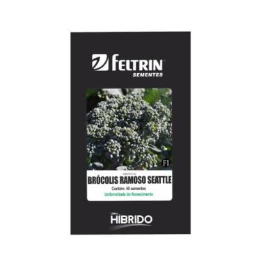 Imagem de Brócolis Ramoso Seattle/ Tipo Brocólis Ramoso - 40 Sementes/ Linha Híb