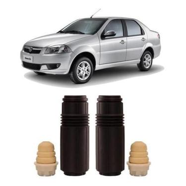 Imagem de 2 Batente Coifa Amortecedor Traseiro Siena 2012 2013 2014 15 - Qualyki