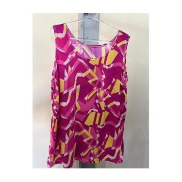 Imagem de Camiseta Blusa Regata Plus Size em Liganete Larguinha pra o Verão - BF