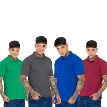 Imagem de Kit Especial 4 camisas Polo Masculinas para Todos os Momentos - Ridens
