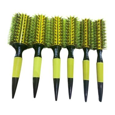 Imagem de Kit de Escovas  nuance Verde Neon Ceramic  - 6 unidades - Poderosa Sem