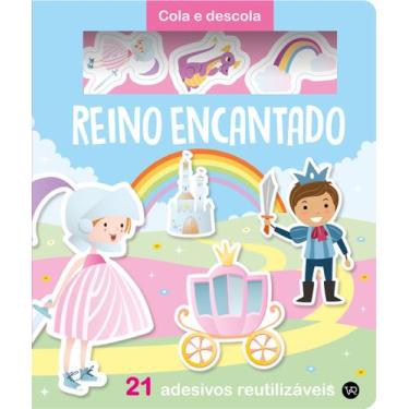 Imagem de Livro - Cola e Descola  Reino Encantado
