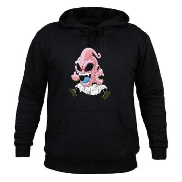 Imagem de Moletom 100% Algodão Quente Majin Doido - Surprass, Preto, GG