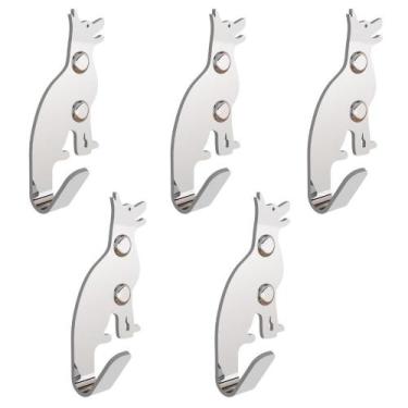 Imagem de Kit 5 Ganchos De Parede Decorativo Pendurador De Bolsa C.C - CromoShop