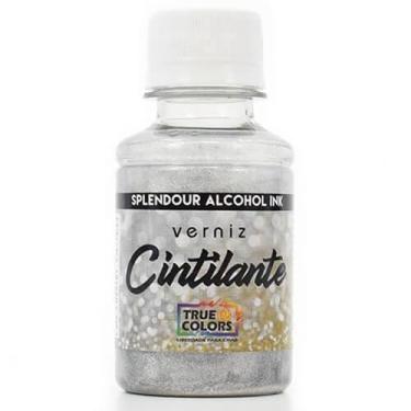 Imagem de Verniz Cintilante True Colors 100ml - Prata