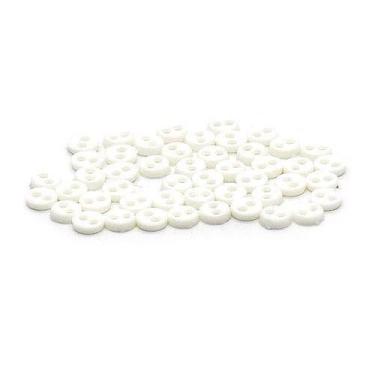 Imagem de Botão Micro - 45 unid - We Care About, BRANCO