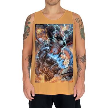 Imagem de Camiseta Regata King Kong VS Godzilla 04 - Fabriqueta, P