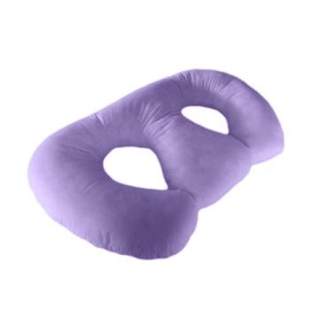 Imagem de Almofada De Amamentação Bebe Gêmeos Happy Line, Lilás