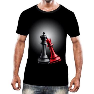 Imagem de Camisa Camiseta Jogo Tabuleiro Xadrez Rei Torre Rainha HD 1 - Enjoy Sh