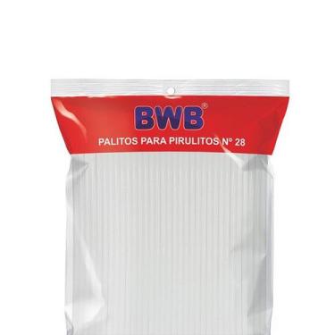 Imagem de Palito para Pirulito Grande Branco com 50 un. BWB