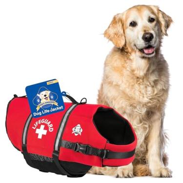 Imagem de Paws Aboard Colete salva-vidas para cães - Mantenha seu cão seguro com um colete salva-vidas de neoprene para nadar e andar de barco - disponível em diferentes tamanhos, cores e design para escolher -