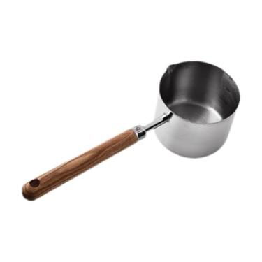 Imagem de YWJLQH Panela pequena mini panela de sopa ferramentas de cozinha frigideira portátil antiaderente para ferver leite manteiga aquecedor pan, 300ml
