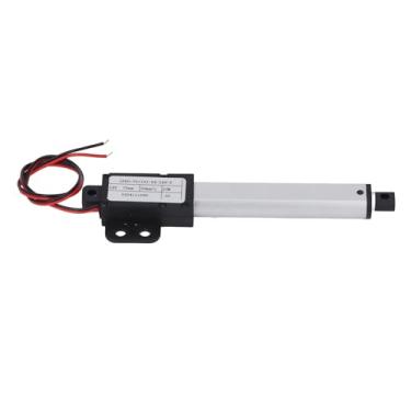 Imagem de Mini Atuador Linear Elétrico de 24 V, Curso de 75 Mm, Velocidade de 30 Mm/s, Impulso de 20 N, Classificações de Absorção IPX4