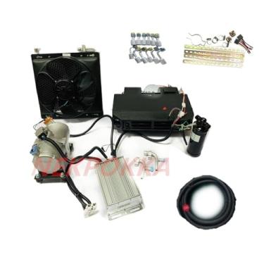 Imagem de Refrigeração elétrica do compressor do veículo da nova energia, versão atualizada do condicionador de ar elétrico 12v 24v do automóvel(Single cool 12V)