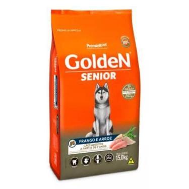 Imagem de Ração Golden Fórmula Senior Cães Adultos Frango e Arroz 15kg - PREMIER