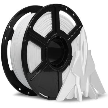 Imagem de FLASHFORGE Filamento PETG rápido 1,75 mm branco, máx. 600 mm/s impressão de alta velocidade, filamento de impressora 3D carretel de 1 kg, precisão dimensional +/- 0,02 mm, serve na maioria das