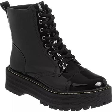 Imagem de Coturno Lumiss Plataforma Tratorado (39, Verniz preto)