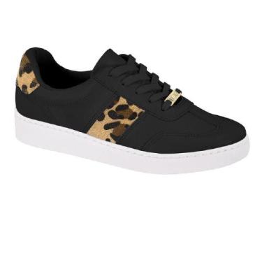 Imagem de Tenis vizzano casual onca ref 1214.1067.29569 feminino, 36, Preto, Beg