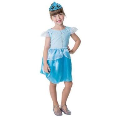 Imagem de Fantasia Infantil Princesa Tam Gg Carnaval Dia Das Bruxas - Toys