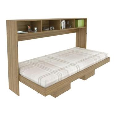 Imagem de Cama Articulada Solteiro para Colchão 88 x 188 cm Multimóveis Cr35066 Amêndoa