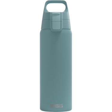 Imagem de Sigg - Garrafa de água de aço inoxidável - Shield ONE Morning Blue - adequada para bebidas carbonatadas - à prova de vazamento - leve - livre de BPA - azul - 0,75 L